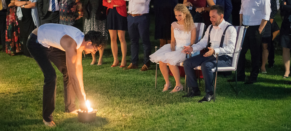 Feuershow für Hochzeit