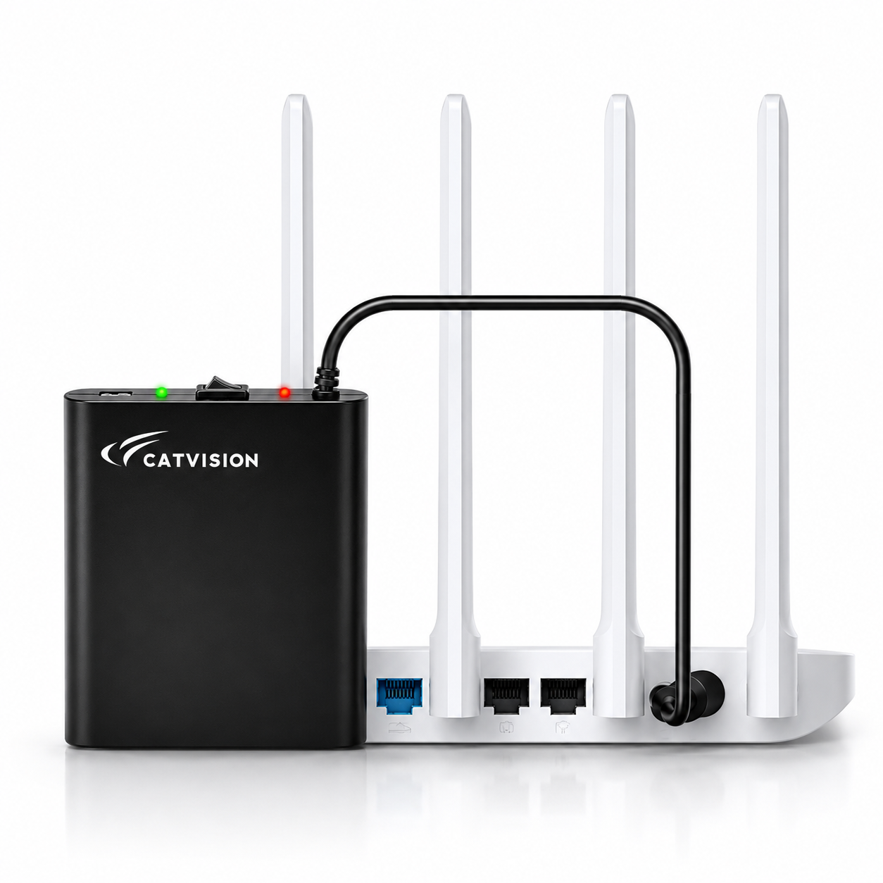 Catvision Mini UPS for Wi-Fi Routers I Backup Upto 8 Hrs (Lab Tested)