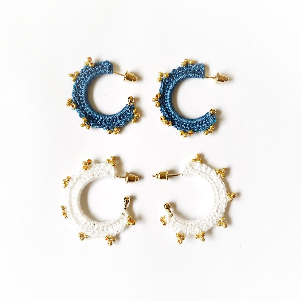 Ohrstecker " Crochet