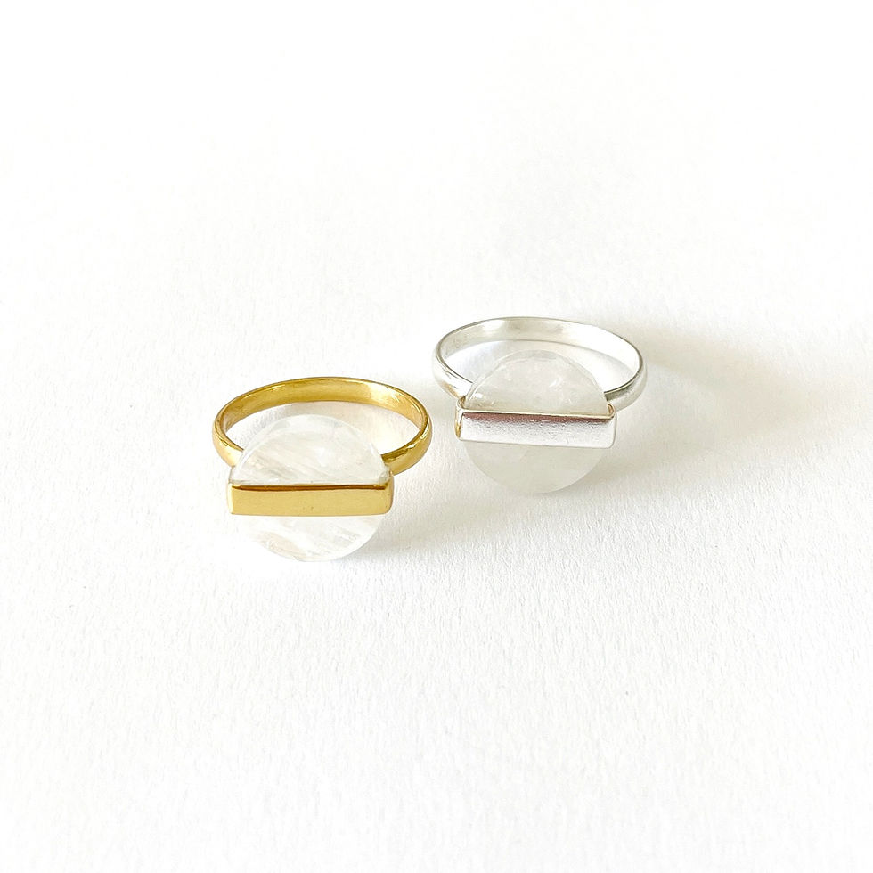 Ring " Round " Mondstein