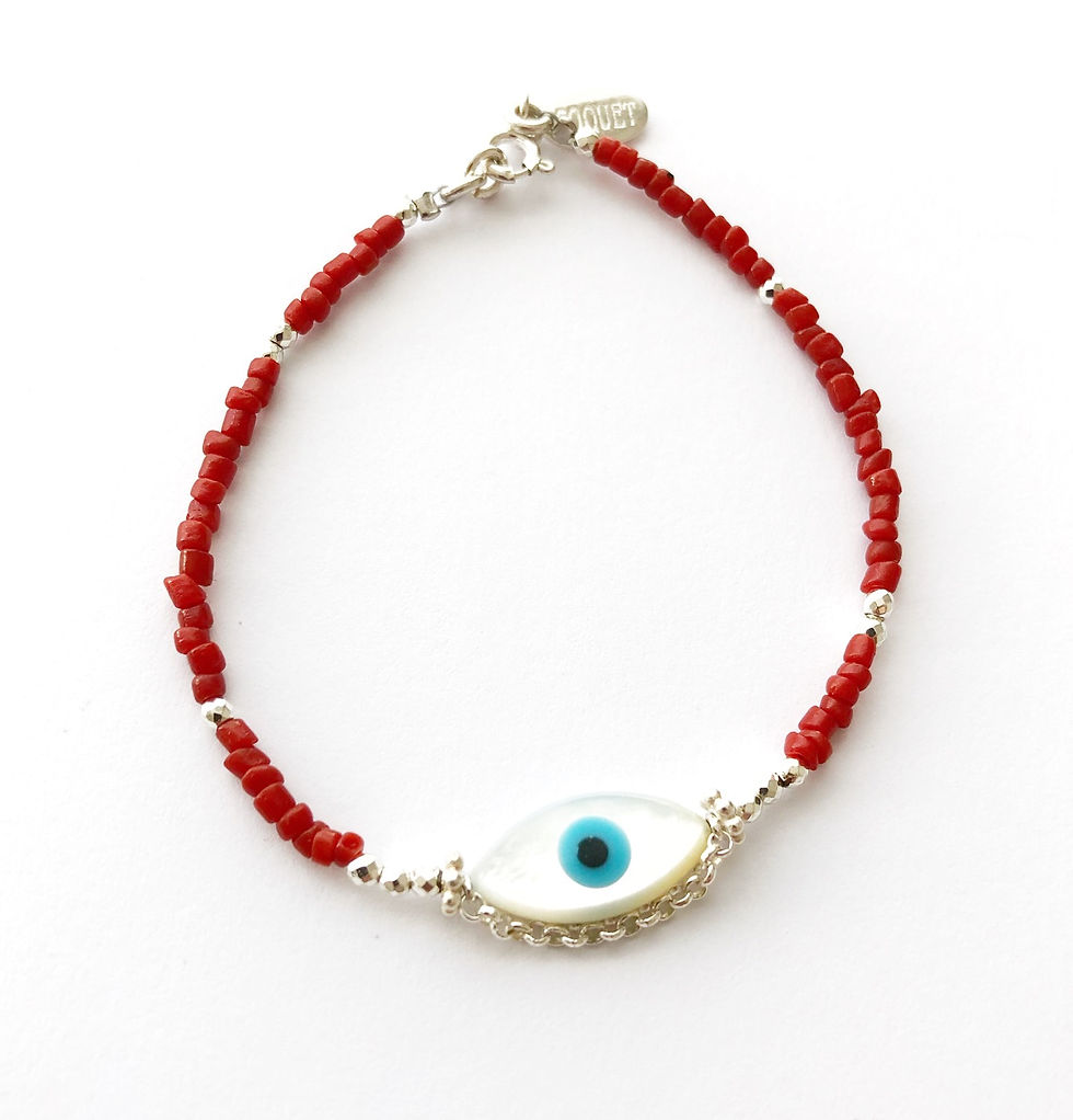 Miniaturbild: Armband "Yeux Deluxe Coral"