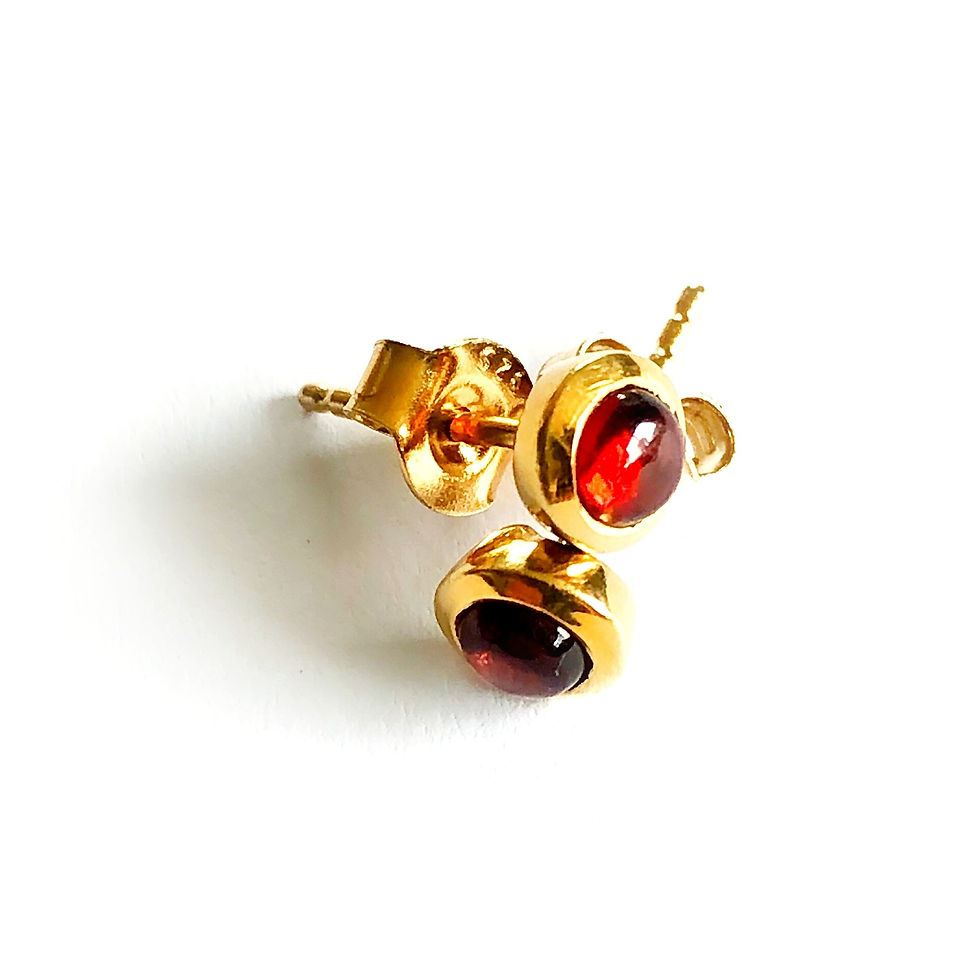 Ohrstecker " Garnet "