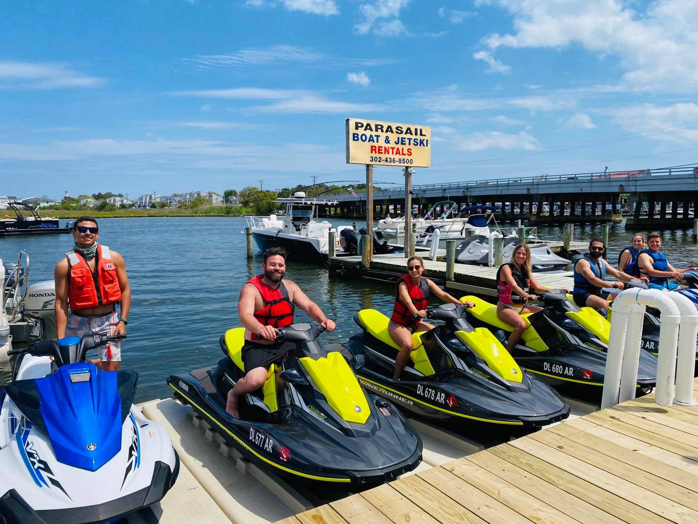 Jet Ski Rentals Delaware Beaches to Ocean City, Maryland Shark's Cove