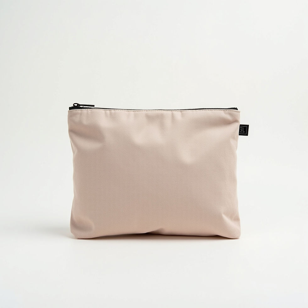 手染めリネンポーチ