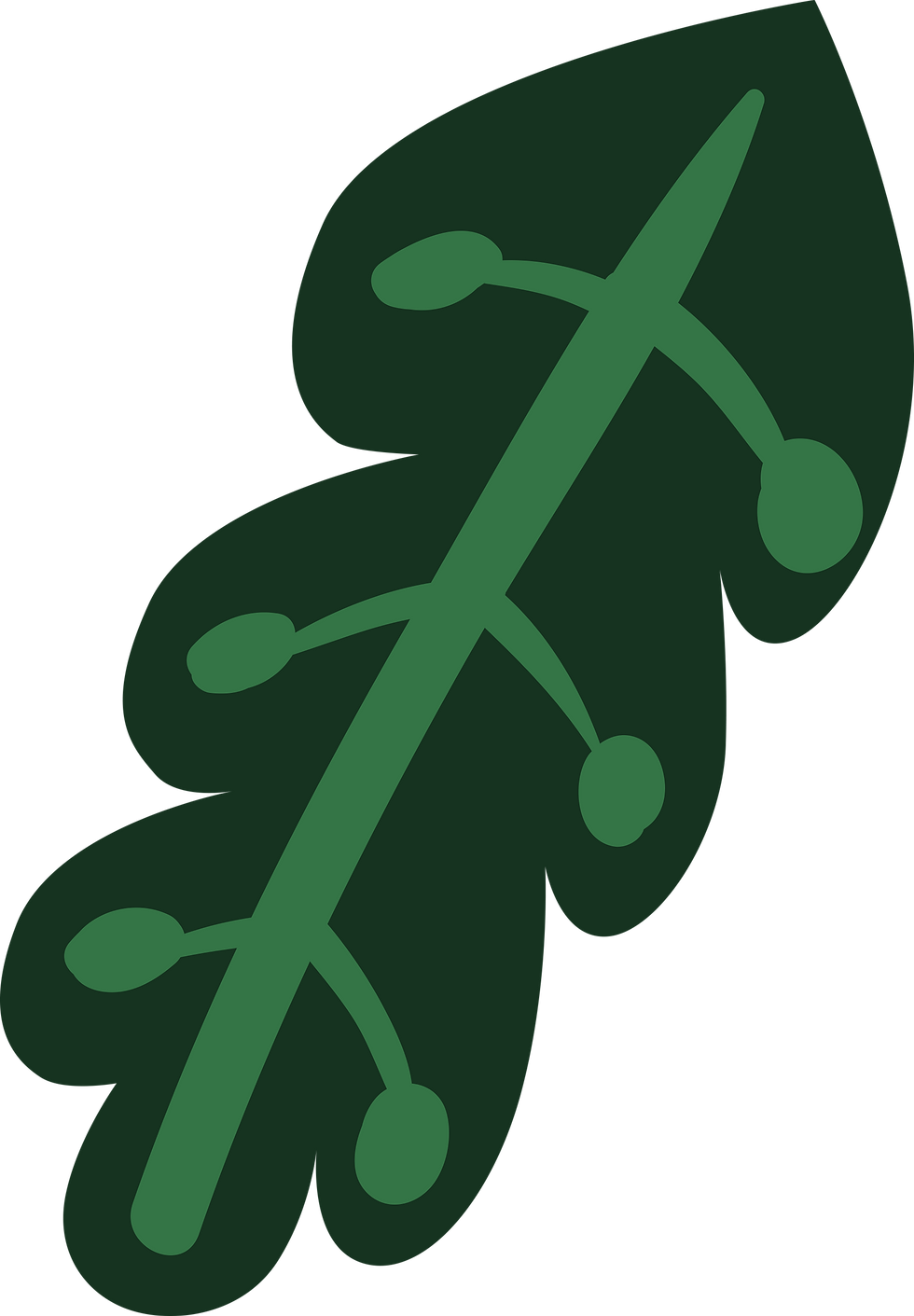 Simple Green Leaf Design