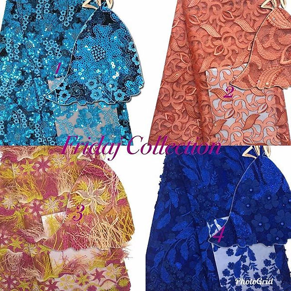 Swiss voile lace and French lace available at Fridaj collection #lace #fabric #fashion #bosschick
