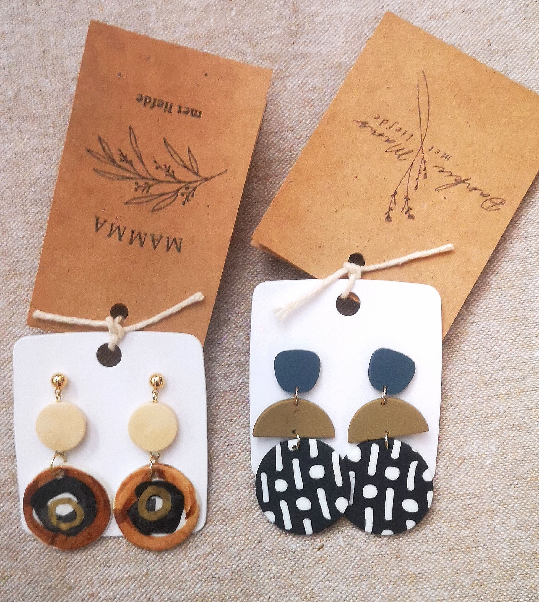 Polymere earrings 