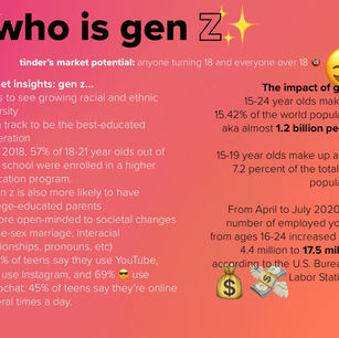 Gen Z intro page