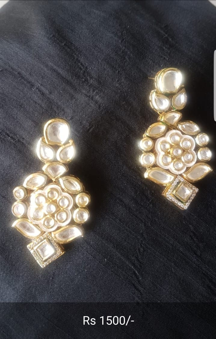Imitation Kundan Pair of Earring | MIE-6