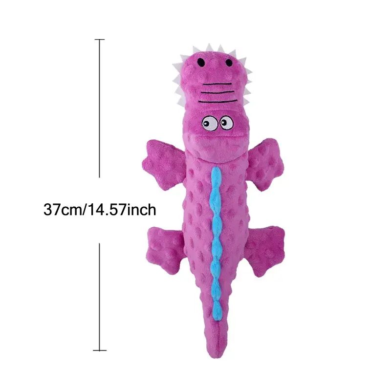 Thumbnail: Soft Crocodile Squeaky Chew Toy