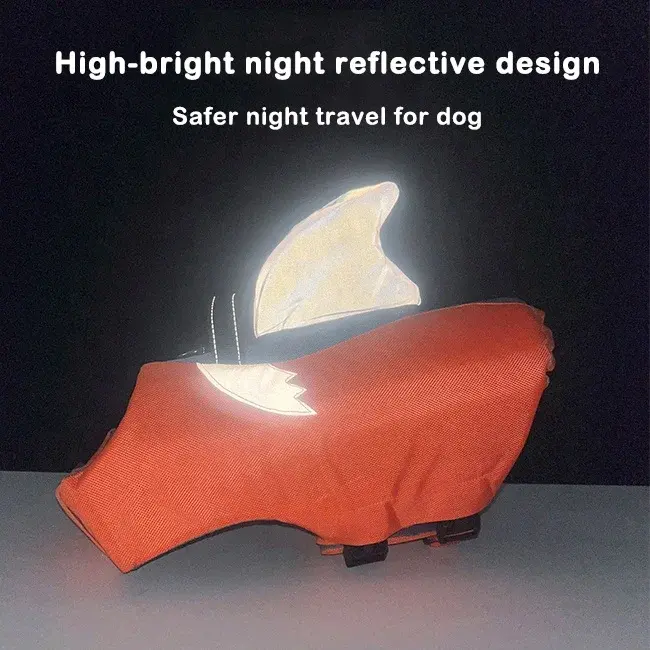 Thumbnail: Safety Pet Floatation Vest - Shark Fin