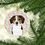 Thumbnail: Beagle Tricolor Ticked Christmas Ceramic Ornament