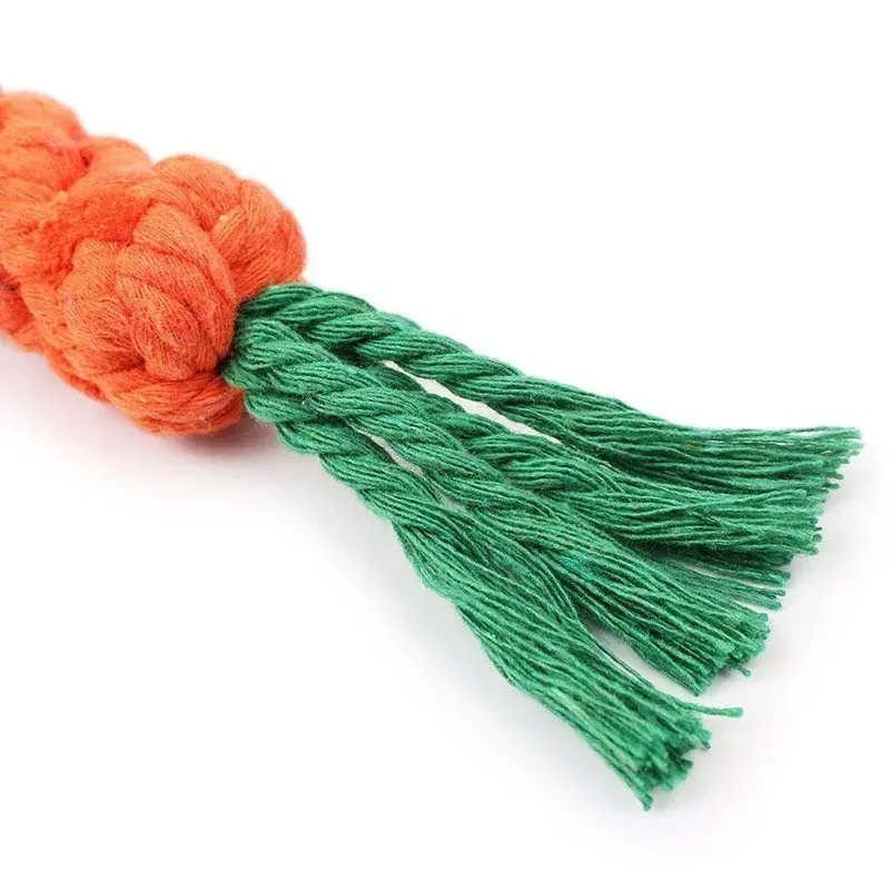 Thumbnail: Carrot Rope Chew Toy