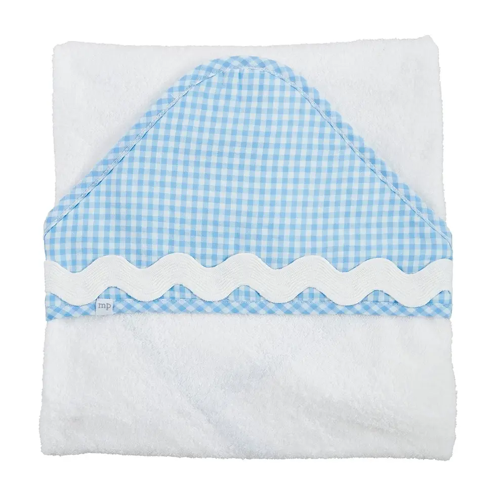 Thumbnail: Gingham Hooded Towel