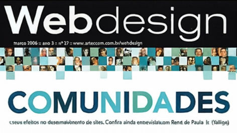 Capa da revista Webdesign - Case Tintas Coral