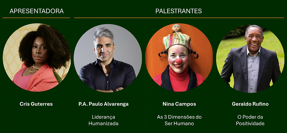 Apresentadora e palestrantes do evento de comemoração dos 80 anos do Sinapro SP
