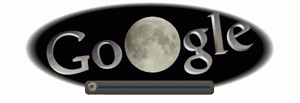 Image of the Full Moon provided by Slooh for the Google Doodle