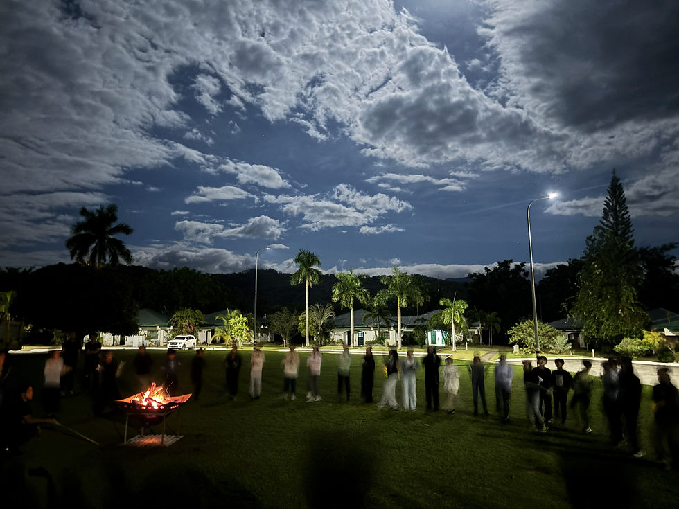 マイムマイムを楽しむ子どもたち