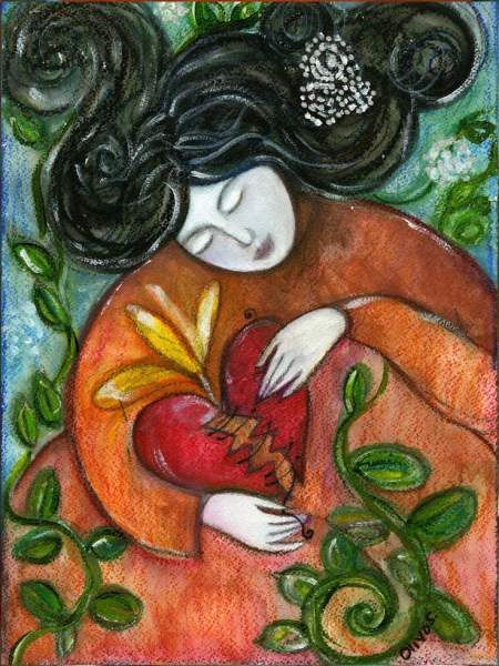 woman, broken heart, healing