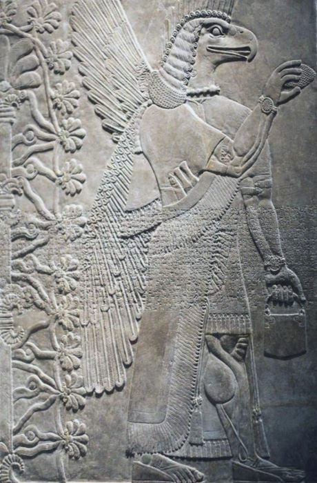 Bird headed angel