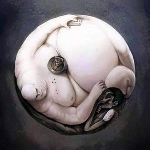contemporary yin yang art