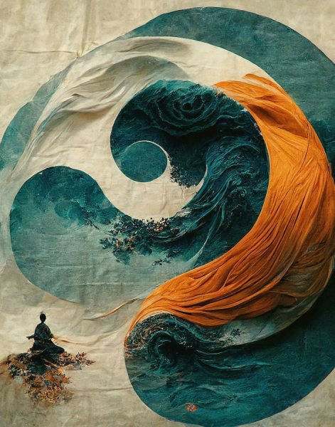 yin-yang, nature, yogi