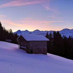 Alpenglow Pre Sunrise Eiger, Mönch and Jungfrau taken from Beatenberg