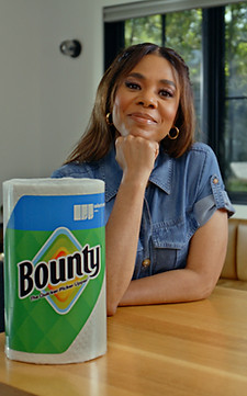 Regina Hall x Bounty Still from brand commercial produced by zane productions and directed by Director Zane