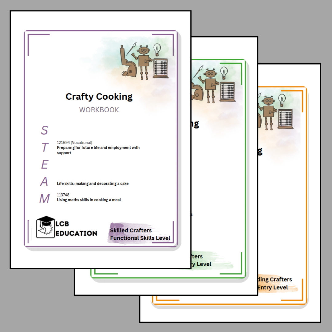 Crafty Cooking Workbooks (Printed)