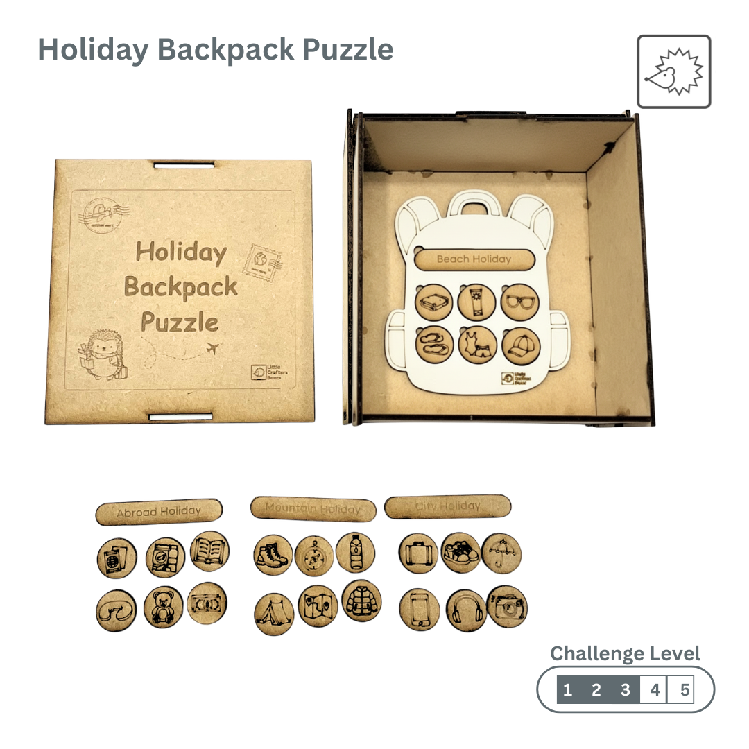Holiday Backpack Puzzle in a Box