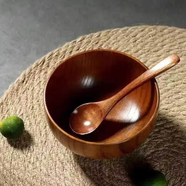 Thumbnail: Handmade Modern Medium Bamboo Bowl With Polished Smooth Finish Eco-Friendly