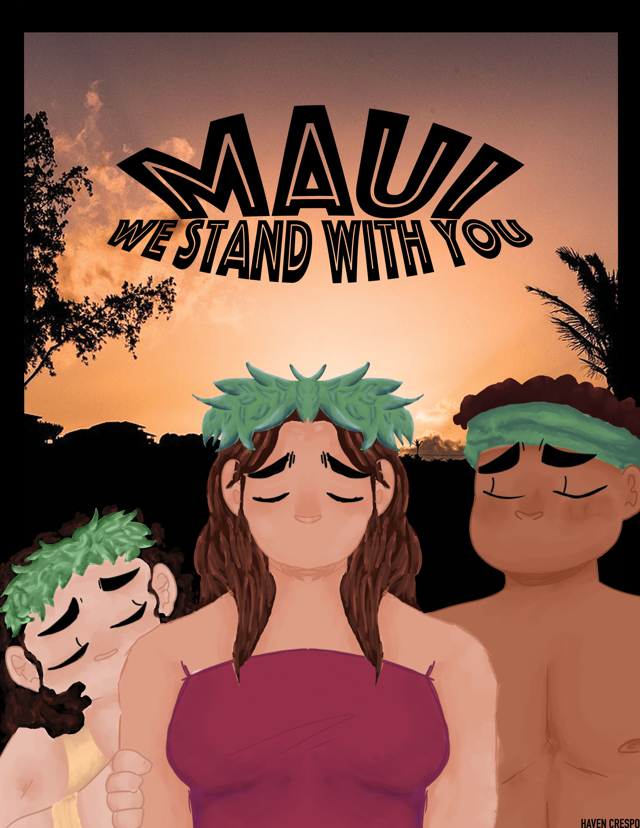 Art for a Cause - Maui Print by Haven Crespo