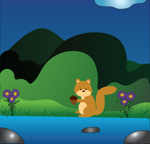 Landscape in Adobe Illustrator