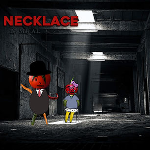 Student-designed storybook cover featuring original fruit and vegetable characters, creative digital compositing, and custom typography created in Adobe Photoshop.