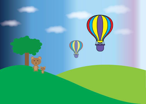 Landscape in Adobe Illustrator