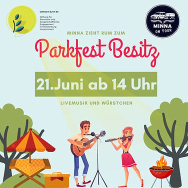 Parkfest Besitz - MINNA zieht rum