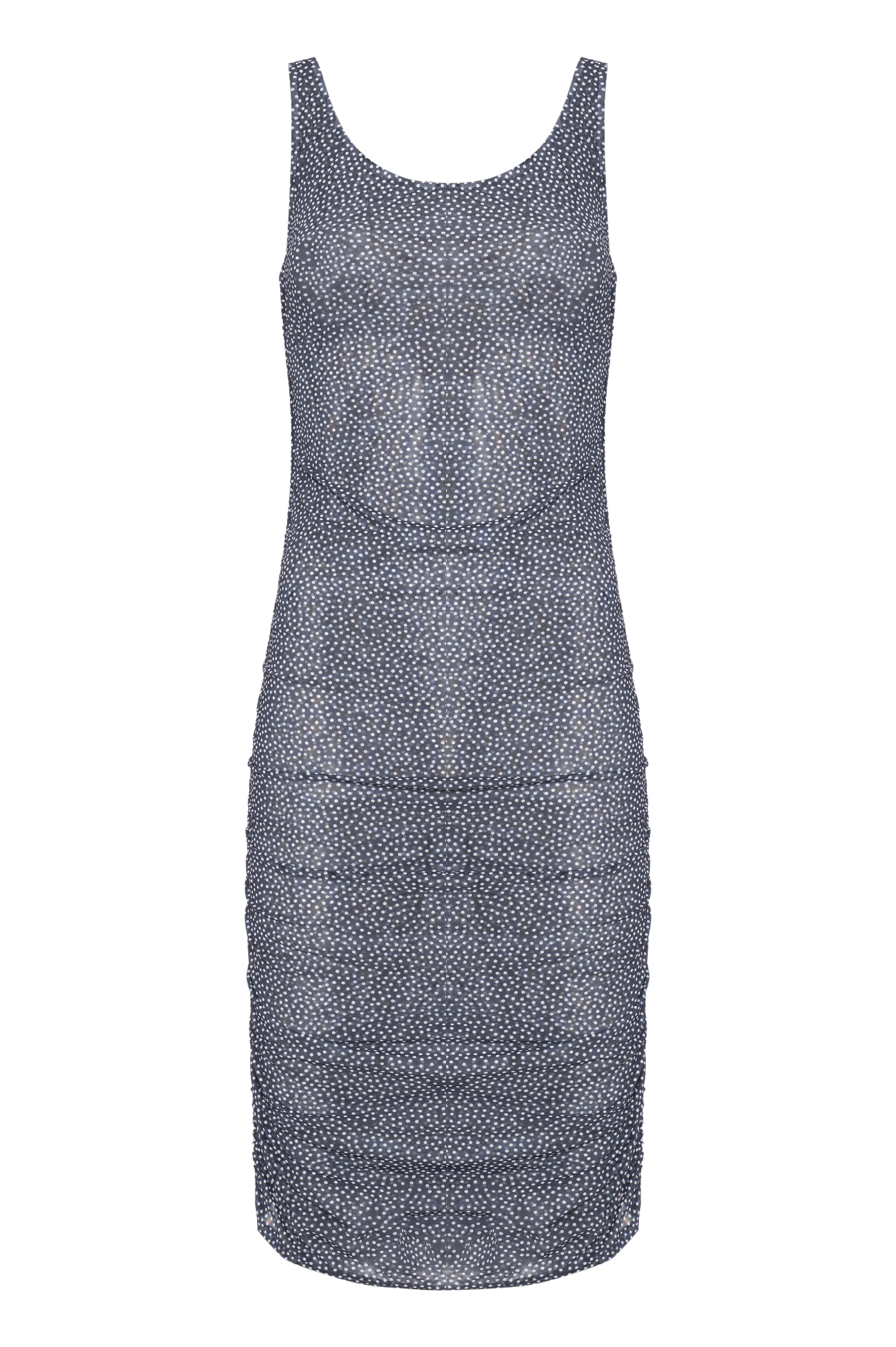Vestido Tule Dublado Poá Loér