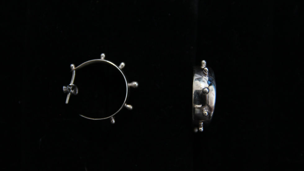 Armor Circle Earrings