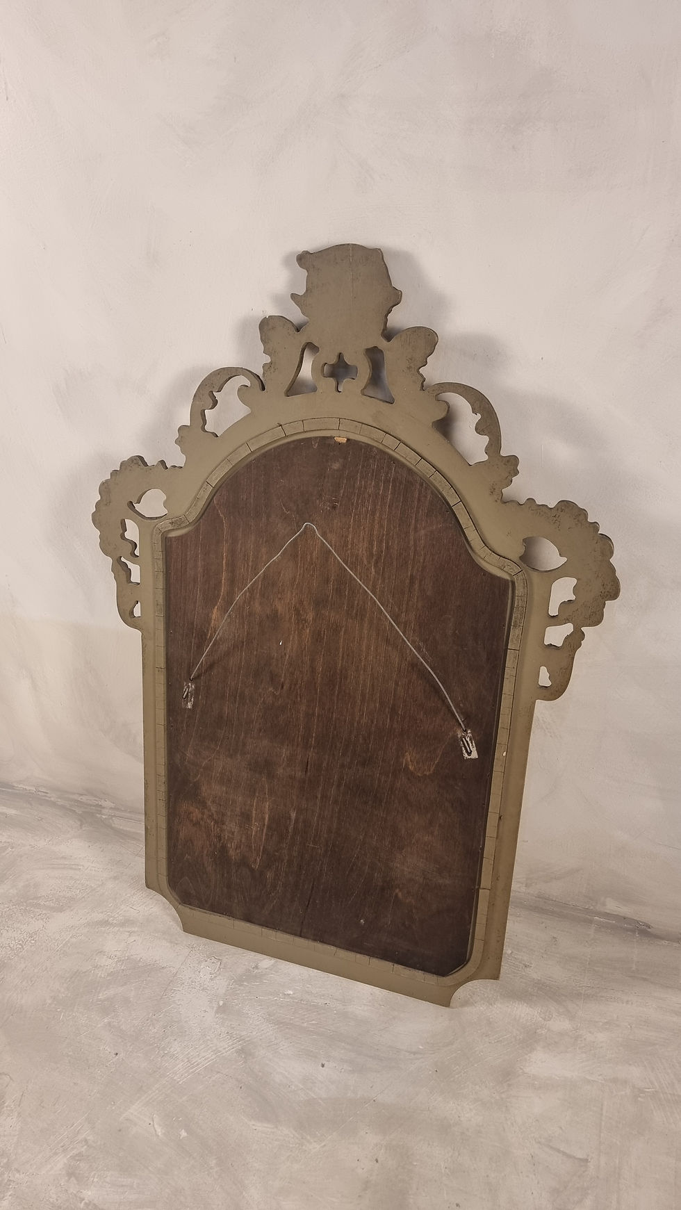 Thumbnail: Vintage gold mirror by LaBarge Mirrors. Inc. Florals and flourishes have been carved in wood and finished in an antique style