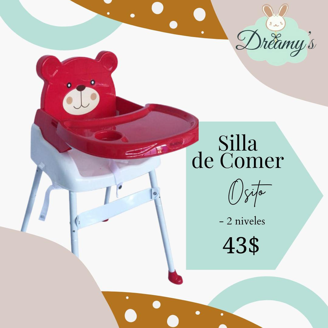 SILLA DE COMER OSITO