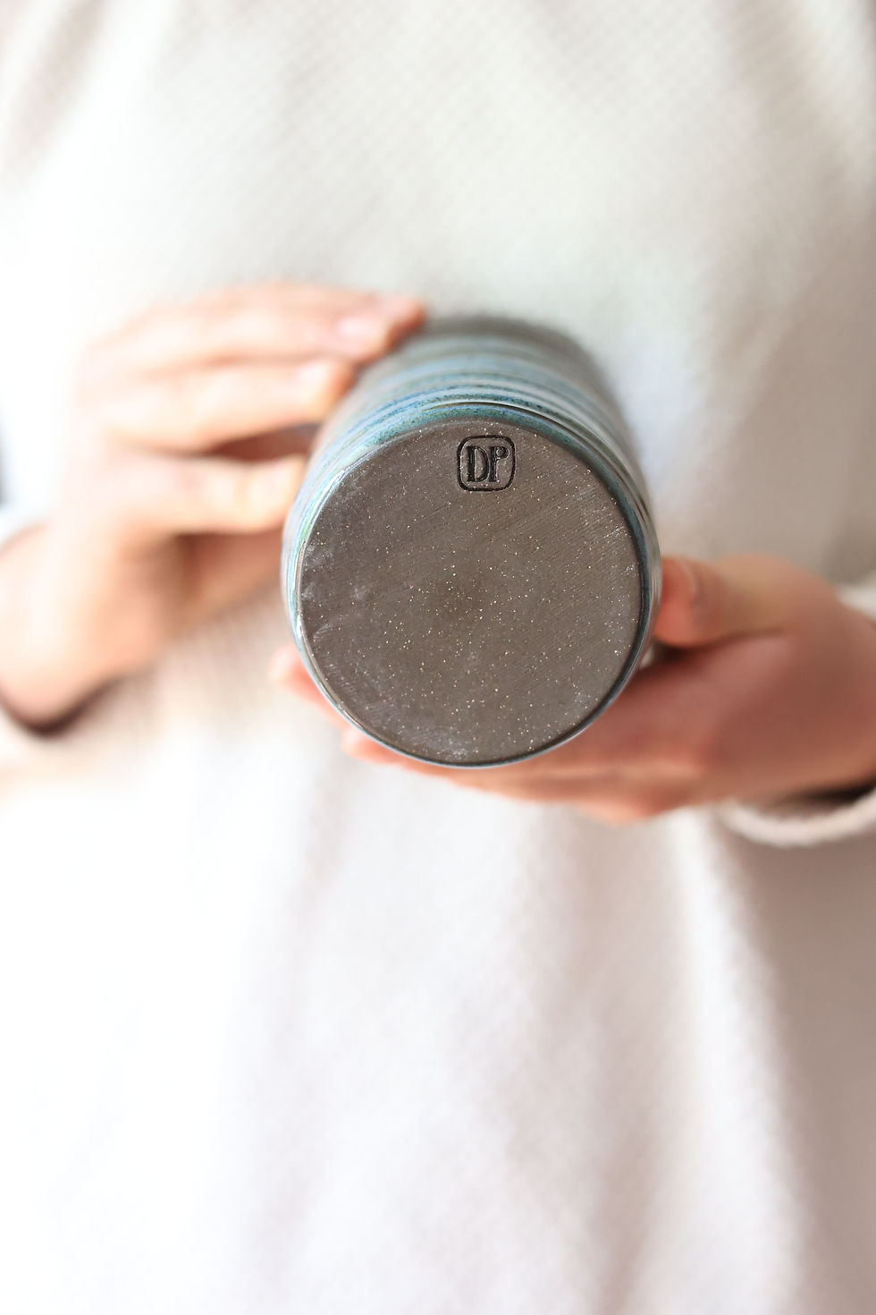 Thumbnail: Deep Blue Textured Tumbler (18oz)