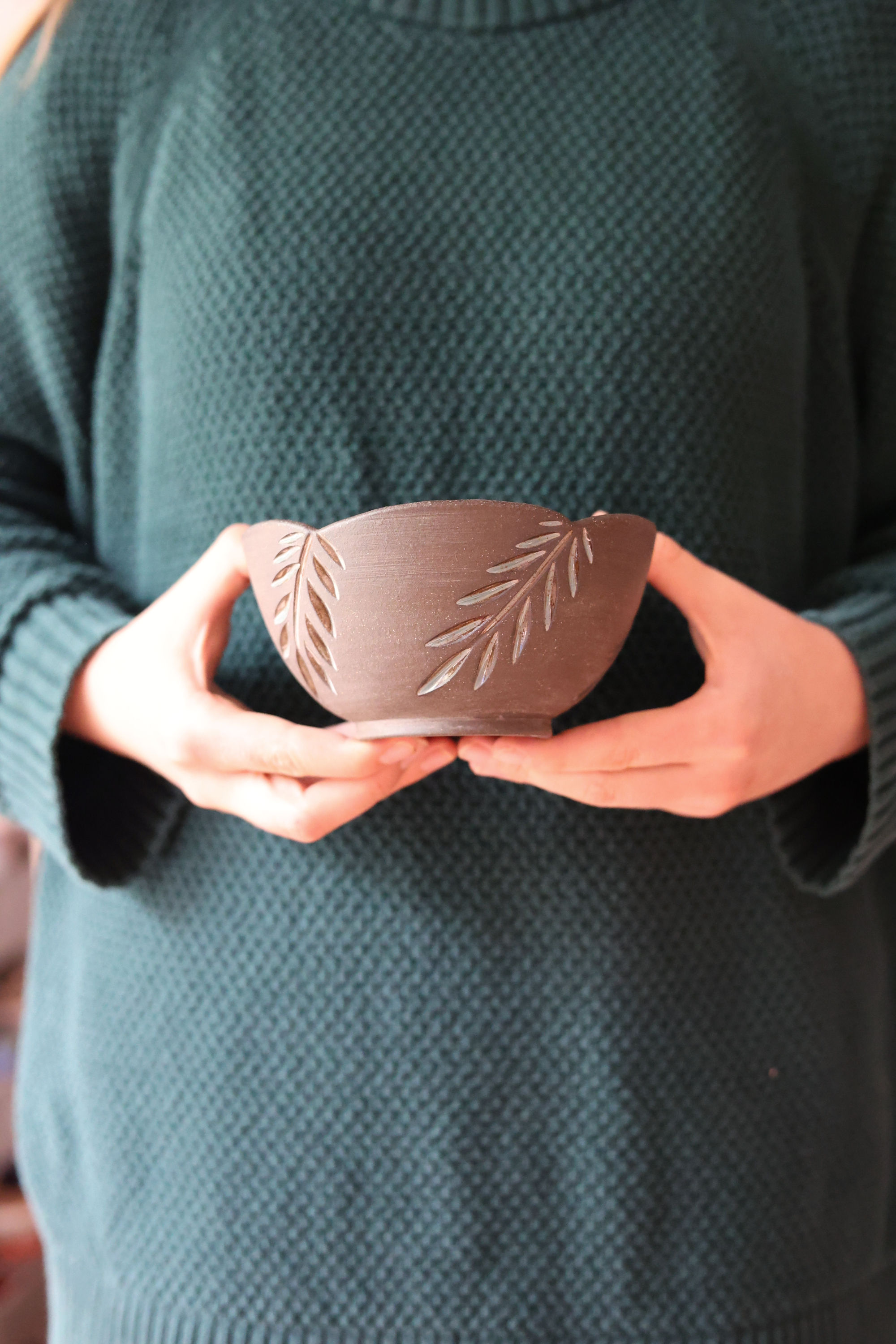Altered Rim Vine Bowl