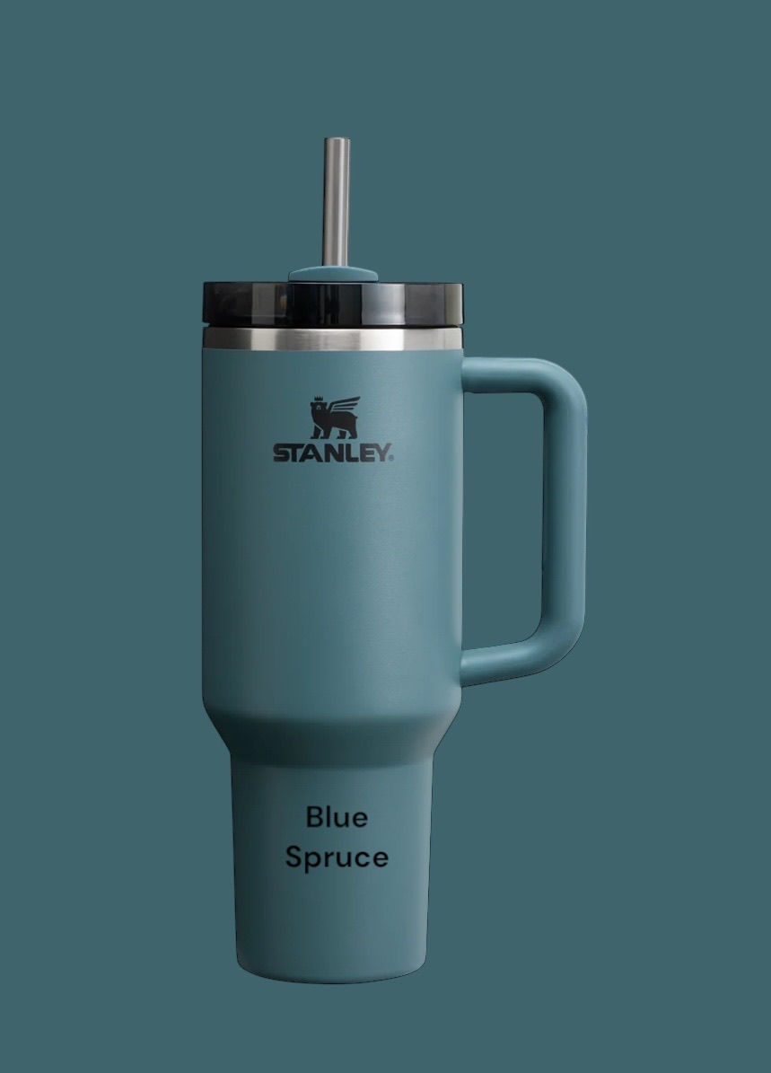 Thumbnail: Custom engraved Military Army Stanley Quencher 2.0 in Blue Spruce