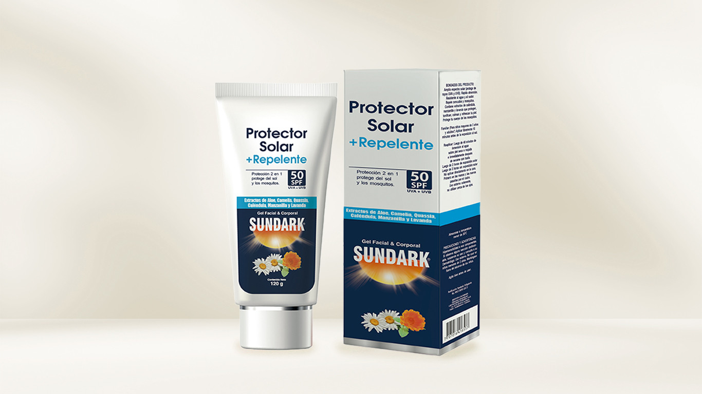 Protector solar + repelente (120gr)