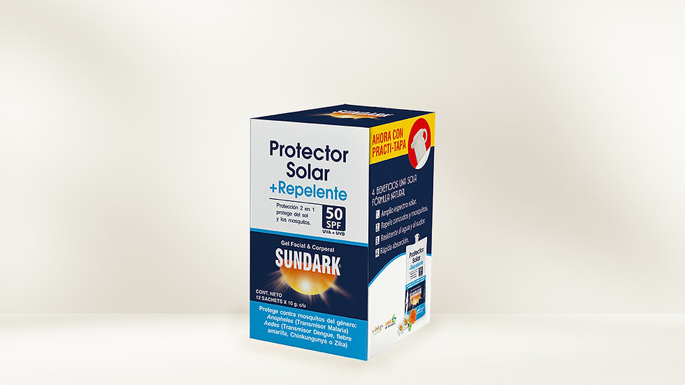 Miniatura: Protector solar + repelente