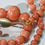サムネイル： Victorian salmon coral necklace, 670mm long, 14ct clasp