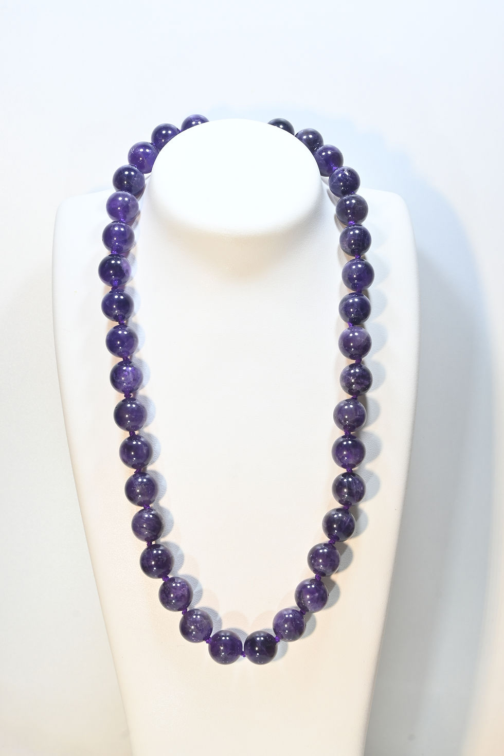 Miniature : Collier en améthyste véritable avec fermoir en argent n° 3