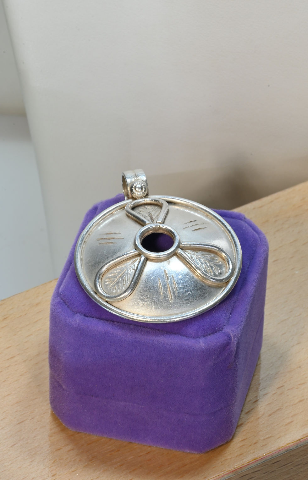 Miniature : Pendentif en argent massif