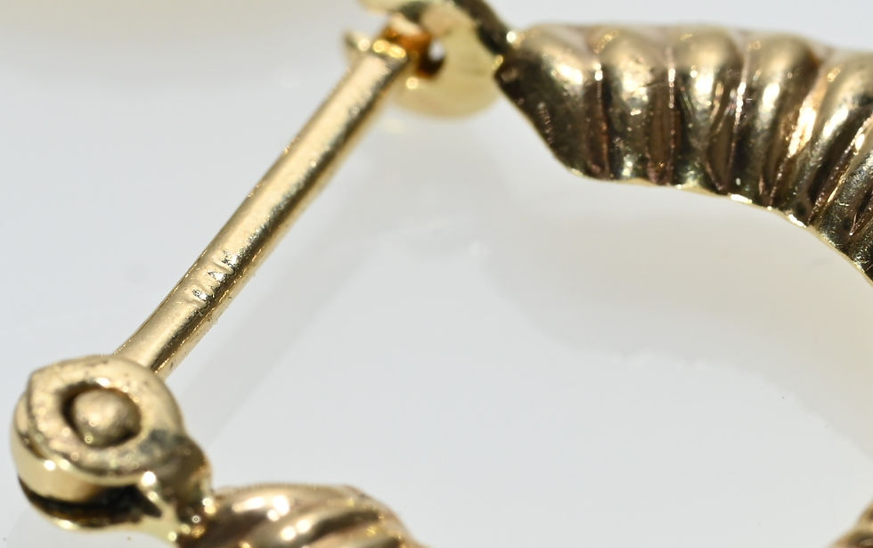 サムネイル： 14金フープピアス