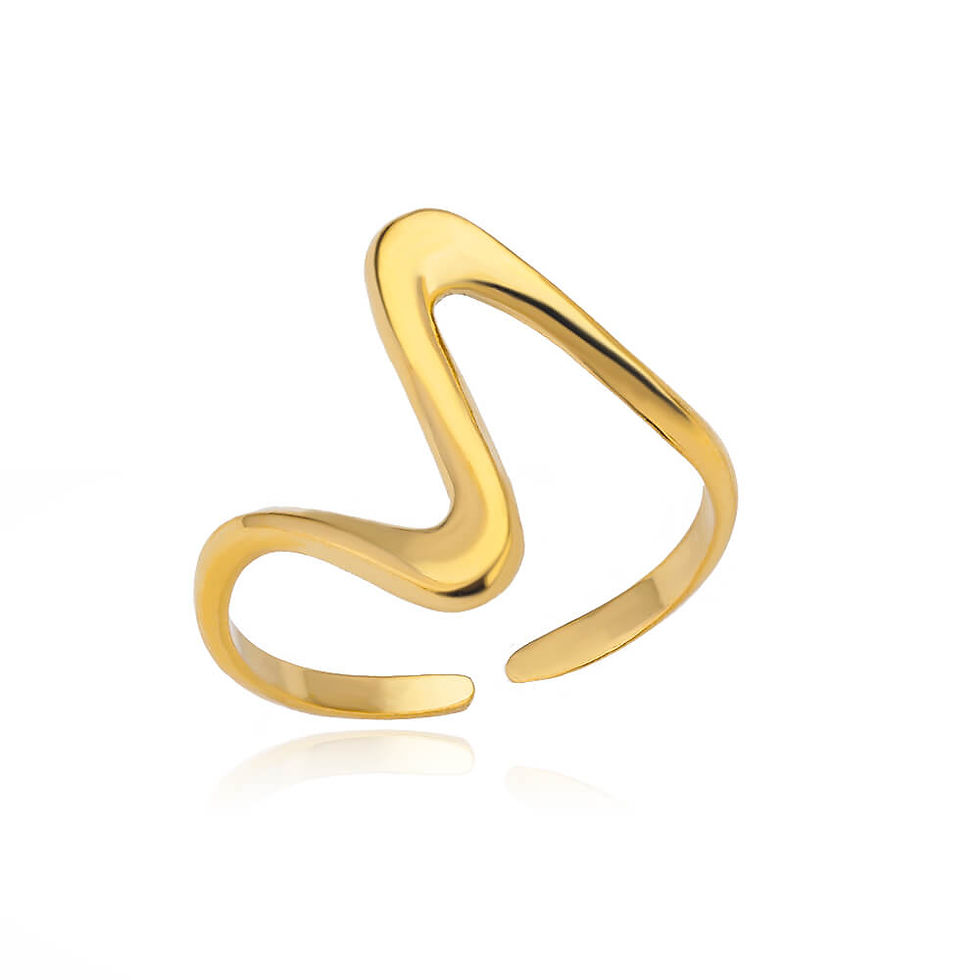 Thumbnail: Golden Wave Ring